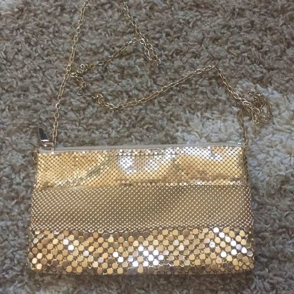 Gold Dress Crossbody